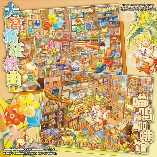 Vol. 5 Monopoly Rhapsody + Meow Café - JoyJollyCrafts