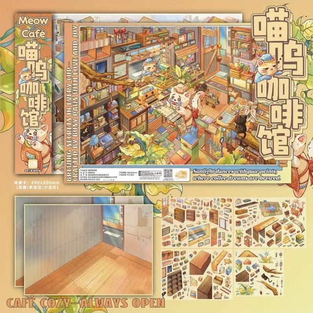 Vol. 5 Monopoly Rhapsody + Meow Café - JoyJollyCrafts