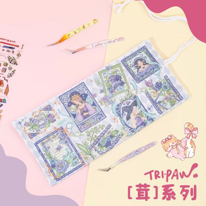 Vol. 5 Rong Series Angled Tip Curved Tip Tweezers - JoyJollyCrafts