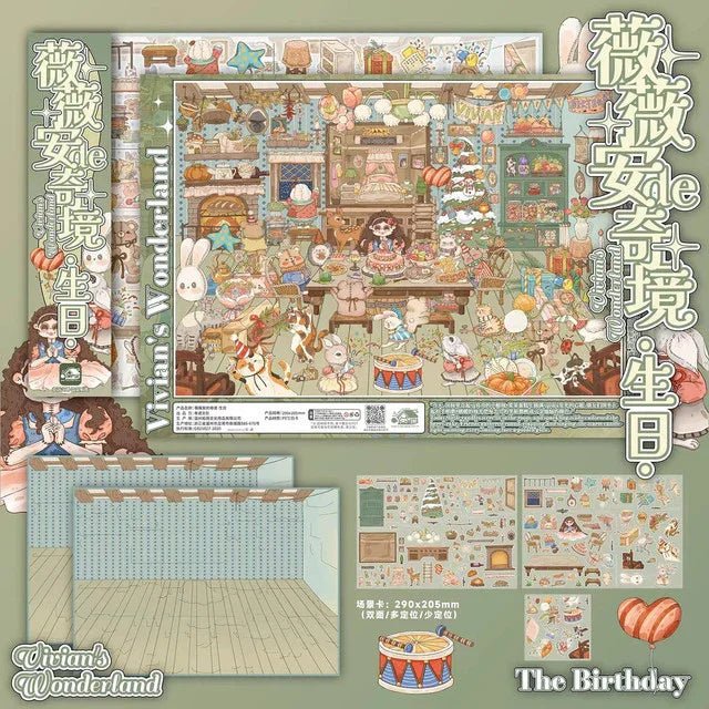 Vol. 6 Birth Dream Birthday Peach Blossom Paradise - L - JoyJollyCrafts
