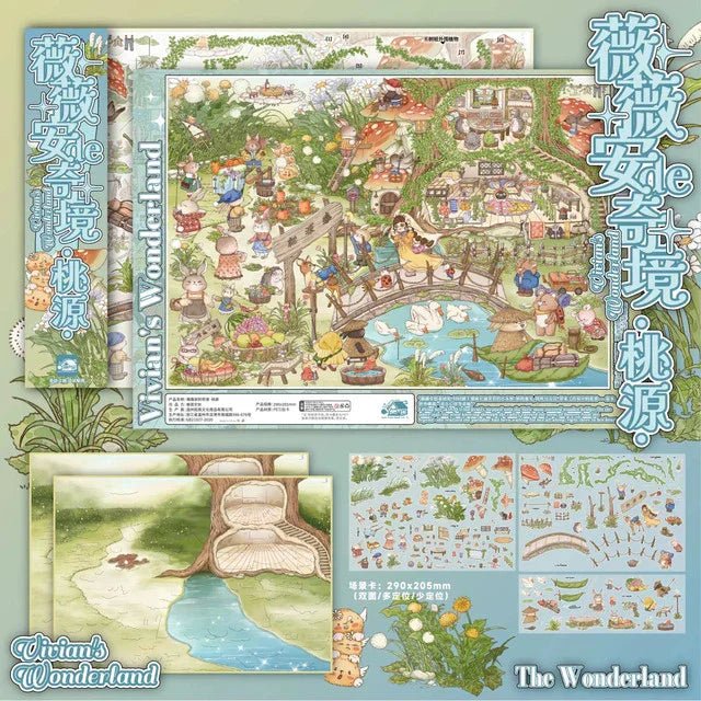Vol. 6 Birth Dream Birthday Peach Blossom Paradise - L - JoyJollyCrafts