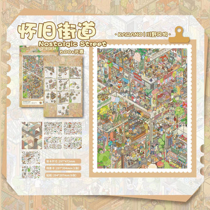 Vol. 6 Nostalgic Street Vintage European Street - XL - JoyJollyCrafts
