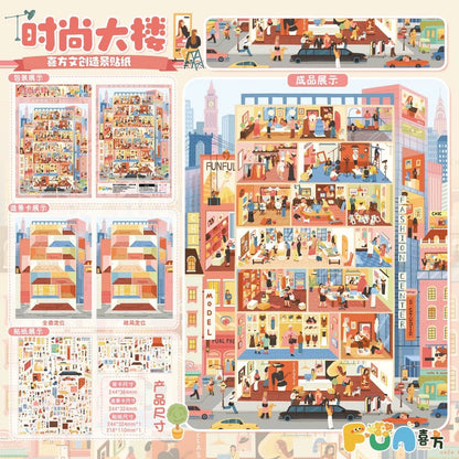 Vol. 6 Shibaifu Department Store Fashion Building A Corner of the City Harvest Town - XL - JoyJollyCrafts