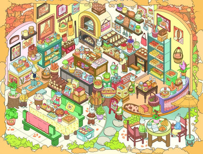 Vol. 6 Spring Workshop Autumn Bakery Warm Sunshine Street Green Isle Bookstore - M - JoyJollyCrafts