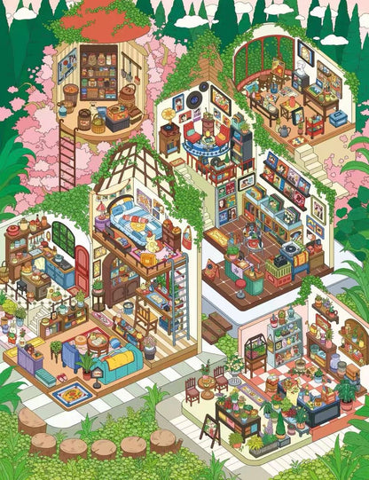 Vol. 6 Spring Workshop Autumn Bakery Warm Sunshine Street Green Isle Bookstore - M - JoyJollyCrafts
