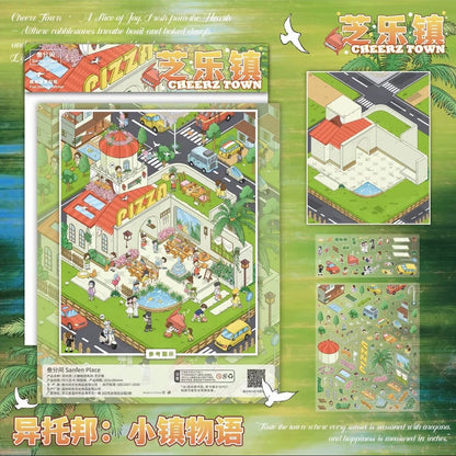 Vol. 6 Utopia Tales Homecoming Town Dreamweave Town Cheer Town Harbor Town Mini Book Corner Town - L - JoyJollyCrafts
