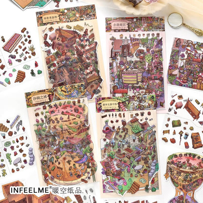 Vol. 61 Dungeon Trading Market Survivor Base Clown Shop Hourglass City - L - JoyJollyCrafts