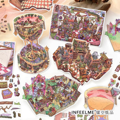 Vol. 61 Dungeon Trading Market Survivor Base Clown Shop Hourglass City - L - JoyJollyCrafts