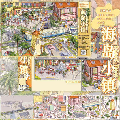 Vol. 7 Around the World Space Town Canyon Adventure Park Island Town Prague Square - L - JoyJollyCrafts