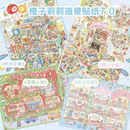 Vol. 7 Block Town Strawberry Town Sweetheart Cottage Lily of the Valley Manor - L - JoyJollyCrafts