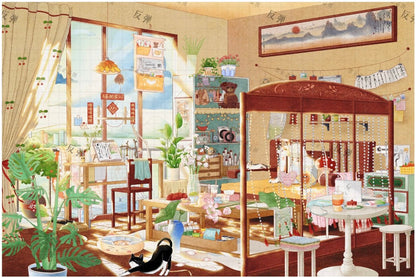 Vol. 7 Purple Book Isle Daydream Workshop Forest Style Nook Winter Cabin Sunny Window Cat Talk - L - JoyJollyCrafts