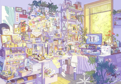 Vol. 7 Purple Book Isle Daydream Workshop Forest Style Nook Winter Cabin Sunny Window Cat Talk - L - JoyJollyCrafts
