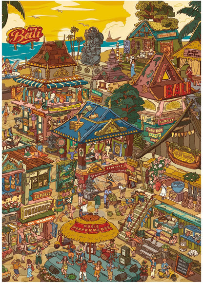 Vol. 8 Bali Island Camping - L - JoyJollyCrafts