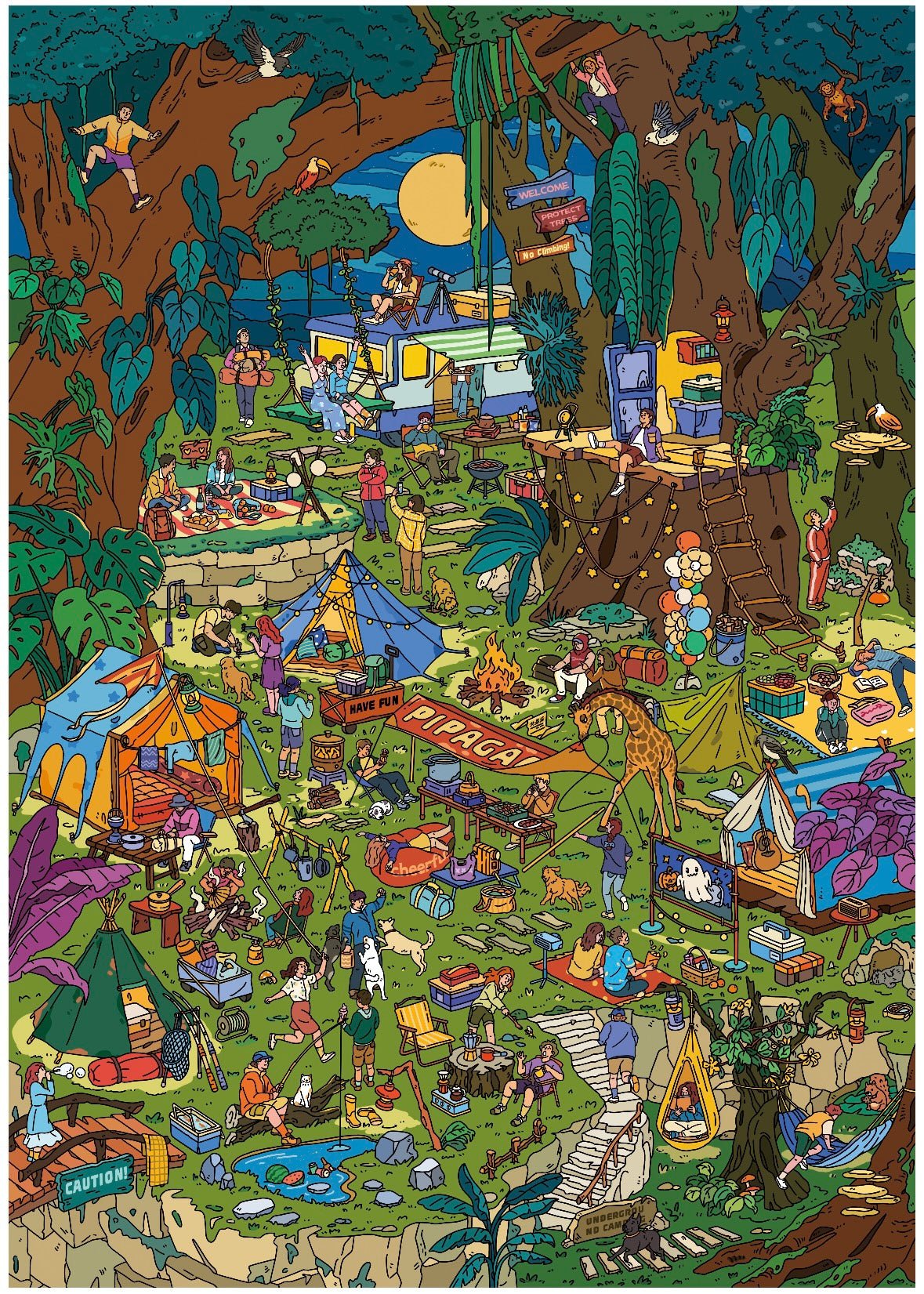 Vol. 8 Bali Island Camping - L - JoyJollyCrafts