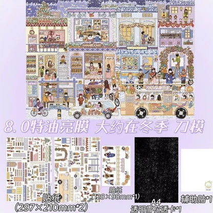 Vol. 8 Happy Little New Year The Rainy Season Won’t Come Again Autumn by the Sea About Winter - L - JoyJollyCrafts