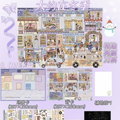 Vol. 8 Happy Little New Year The Rainy Season Won’t Come Again Autumn by the Sea About Winter - L - JoyJollyCrafts