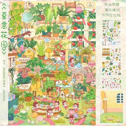 Vol. 8 Summer Garden Island Leisure Summer World in Takeout Box - L - JoyJollyCrafts