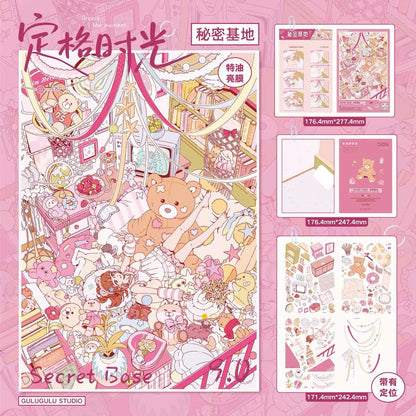 Vol. 9 Frozen Moments Series Blue Dream Secret Base Snowy Harvest Golden Time Afternoon Town - L - JoyJollyCrafts