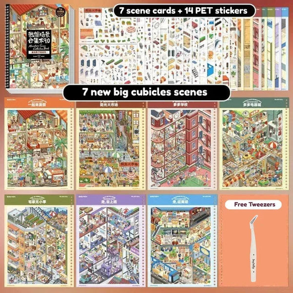 Vol. 9 Miniature Scene Collection - Cubicle Decor Ideas – JoyJollyCrafts