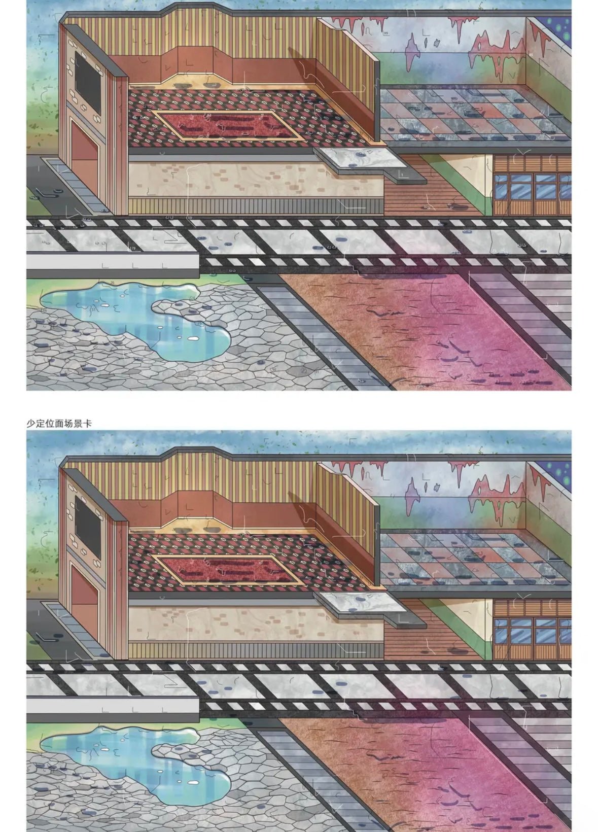 Vol. 9 Modified Car Competition Water Park Film Base Insane Asylum - L - JoyJollyCrafts