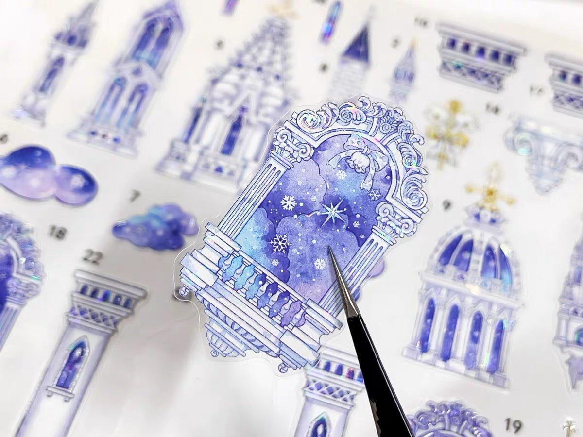 Vol. 9 Snowy Wonderland Snowfall over the Forbidden City - L - JoyJollyCrafts