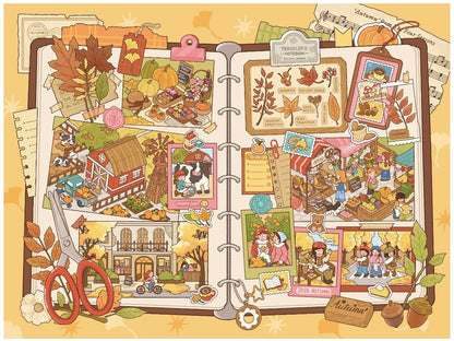 Vol. 9 Spring Daily Journal Autumn Daily Journal - L - JoyJollyCrafts