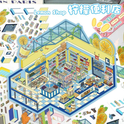 Vol. 95 Stocking Series Apocalypse RV Lemon Convenience Store - L - JoyJollyCrafts