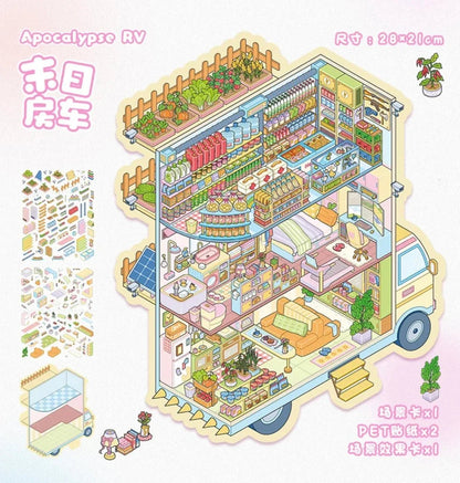 Vol. 95 Stocking Series Apocalypse RV Lemon Convenience Store - L - JoyJollyCrafts