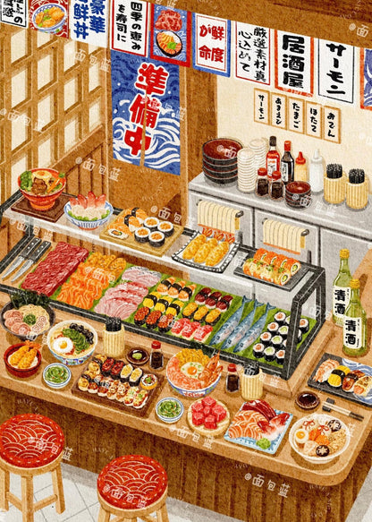 Xing Mian 10.0 Antique-Style Series Jungle Wonderland / Huaxi Water Town / Izakaya - L - JoyJollyCrafts