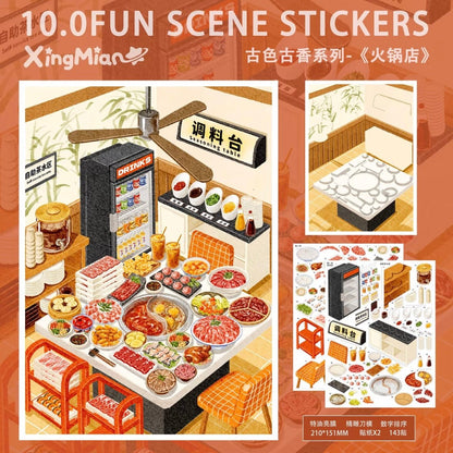 Xing Mian 10.0 Antique-Style Series Jungle Wonderland / Huaxi Water Town / Izakaya - L - JoyJollyCrafts