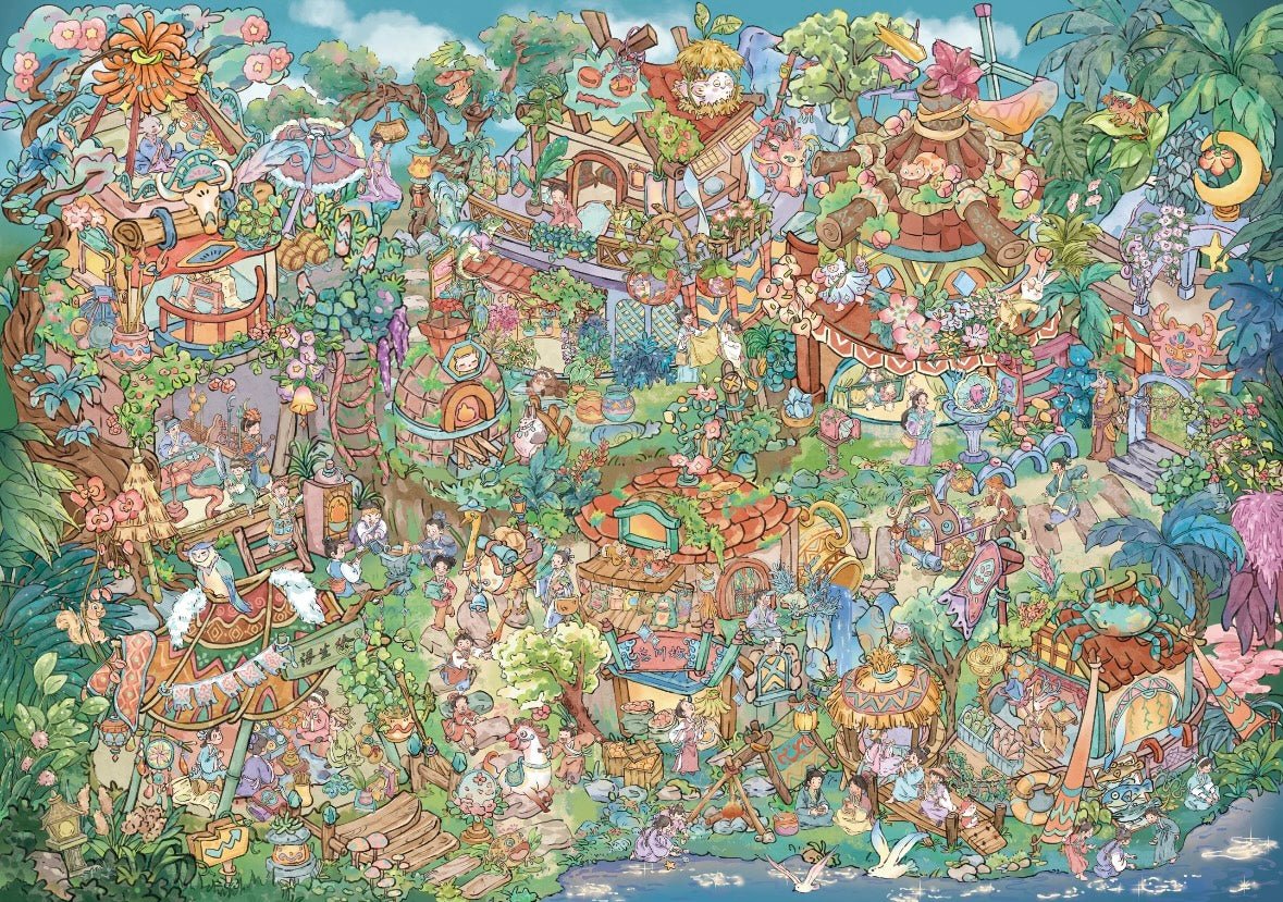 Xing Mian 10.0 Antique-Style Series Jungle Wonderland / Huaxi Water Town / Izakaya - L - JoyJollyCrafts