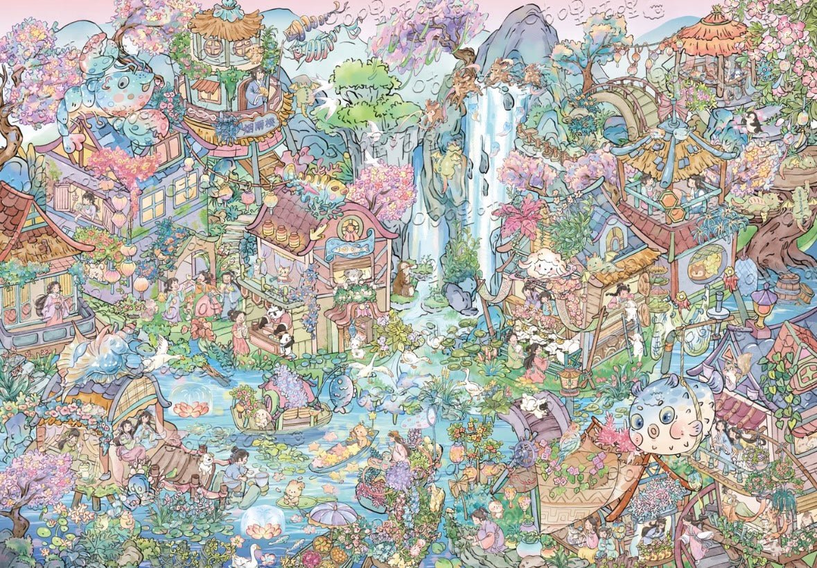 Xing Mian 10.0 Antique-Style Series Jungle Wonderland / Huaxi Water Town / Izakaya - L - JoyJollyCrafts