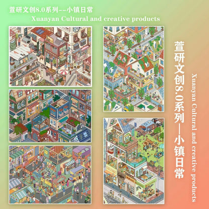XUAN YAN Vol. 8 Leisure Day / Camping Day / Busy Day / dry rice day / Day Off - L - JoyJollyCrafts