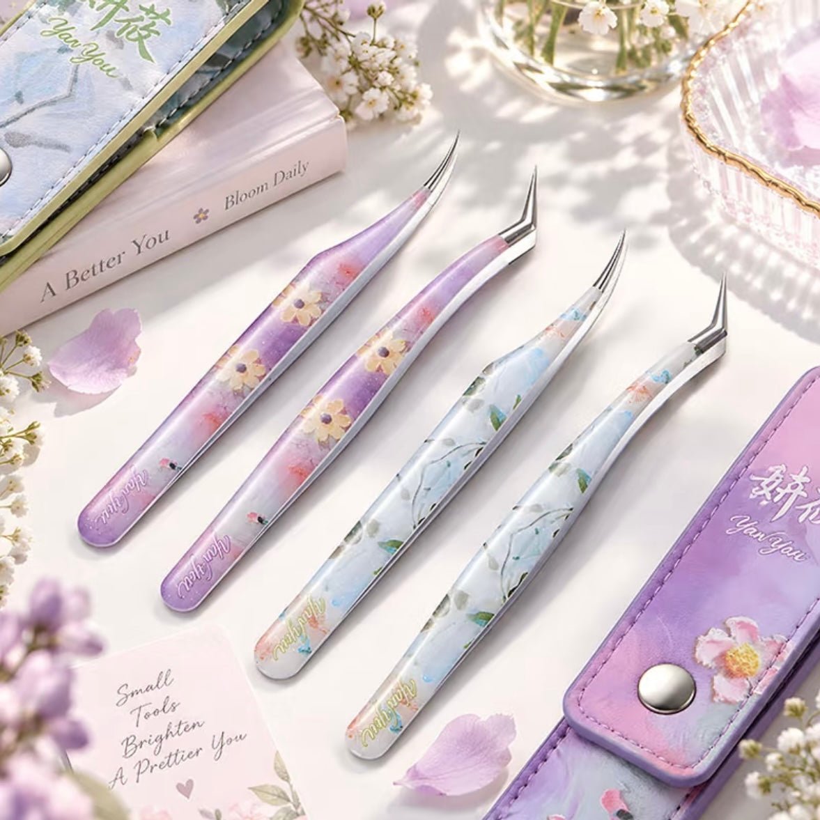 YanYou 1.0 Oil Painting Style Epoxy Tweezers Austin-Dolphin Forceps - JoyJollyCrafts