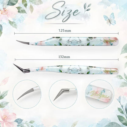 YanYou 1.0 Oil Painting Style Epoxy Tweezers Austin-Dolphin Forceps - JoyJollyCrafts