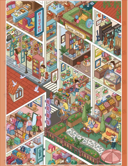 YiLan Street View Collection Book Brown Edition Pink Edition Full Set - L - JoyJollyCrafts
