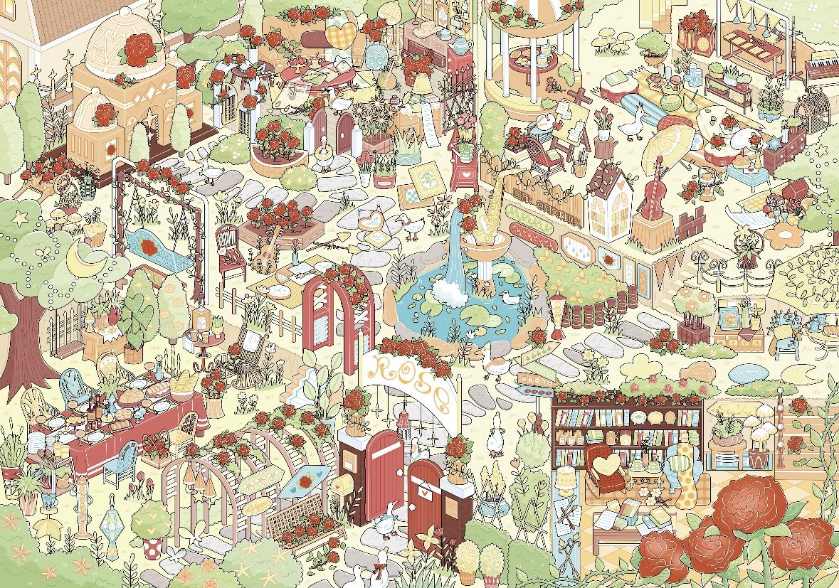 YiLan Vol. 201 Rose Manor / Angel Relics - L - JoyJollyCrafts