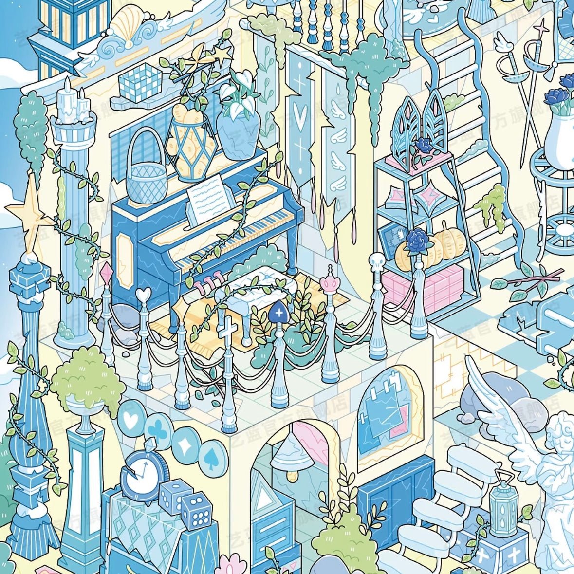 YiLan Vol. 201 Rose Manor / Angel Relics - L - JoyJollyCrafts