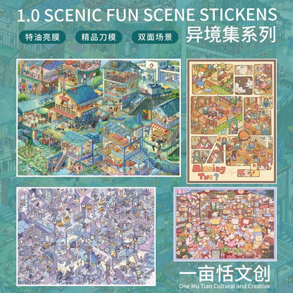 YiMuian Vol. 1 When Rain Falls on the Blue-Grey Tiles / The Magician's Daydream - XL - JoyJollyCrafts