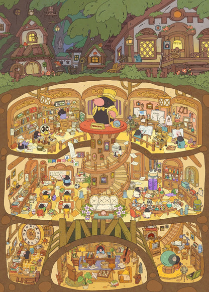 YIRAN Vol. 15 Green Field Theater - Vol. 15 Dreamy Hall Mole Academy Flower Nest Tree House - L - JoyJollyCrafts