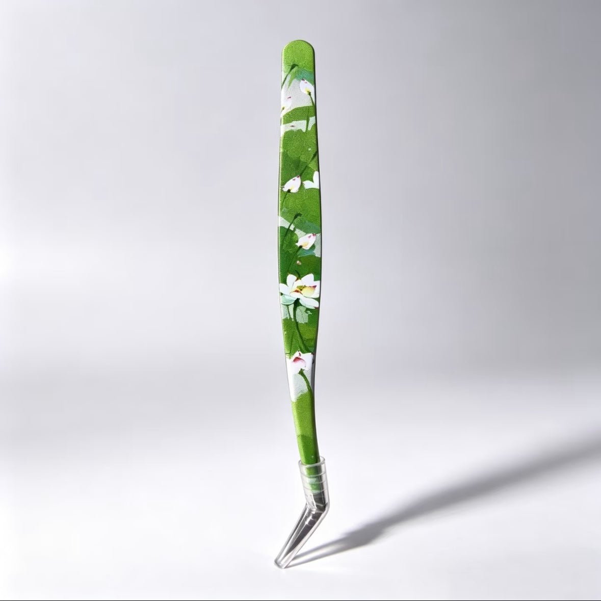 YUMAO Qinghe Yaji Tweezers Green Lotus Tweezers – Golden Feather / Green Bamboo Tweezers – Dolphin - JoyJollyCrafts