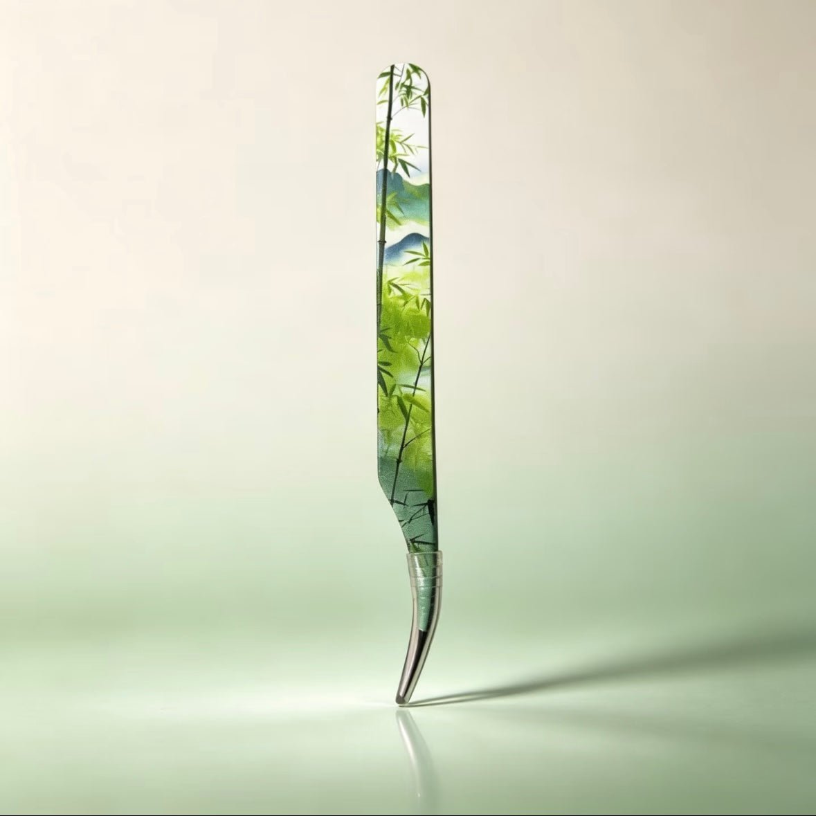 YUMAO Qinghe Yaji Tweezers Green Lotus Tweezers – Golden Feather / Green Bamboo Tweezers – Dolphin - JoyJollyCrafts