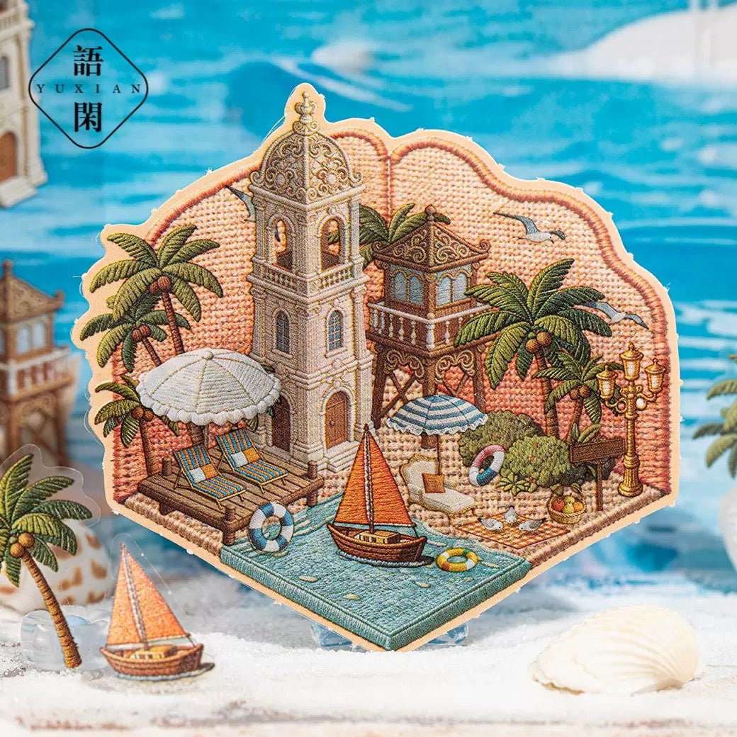 YUXIAN Enchanting Dreamscape Baroque Magic House Enchanting French Manor Studio of Old Dreams Picturesque Countryside Scenery Tinglan Cottage Amidst the Flowers Amidst green fields and brown forests - S - JoyJollyCrafts
