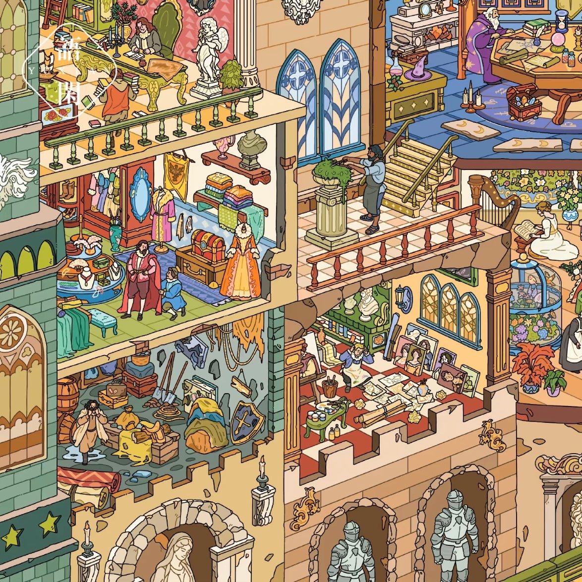 YUXIAN Pocket Realm 18.0 Invitation to Windsor Castle - L - JoyJollyCrafts