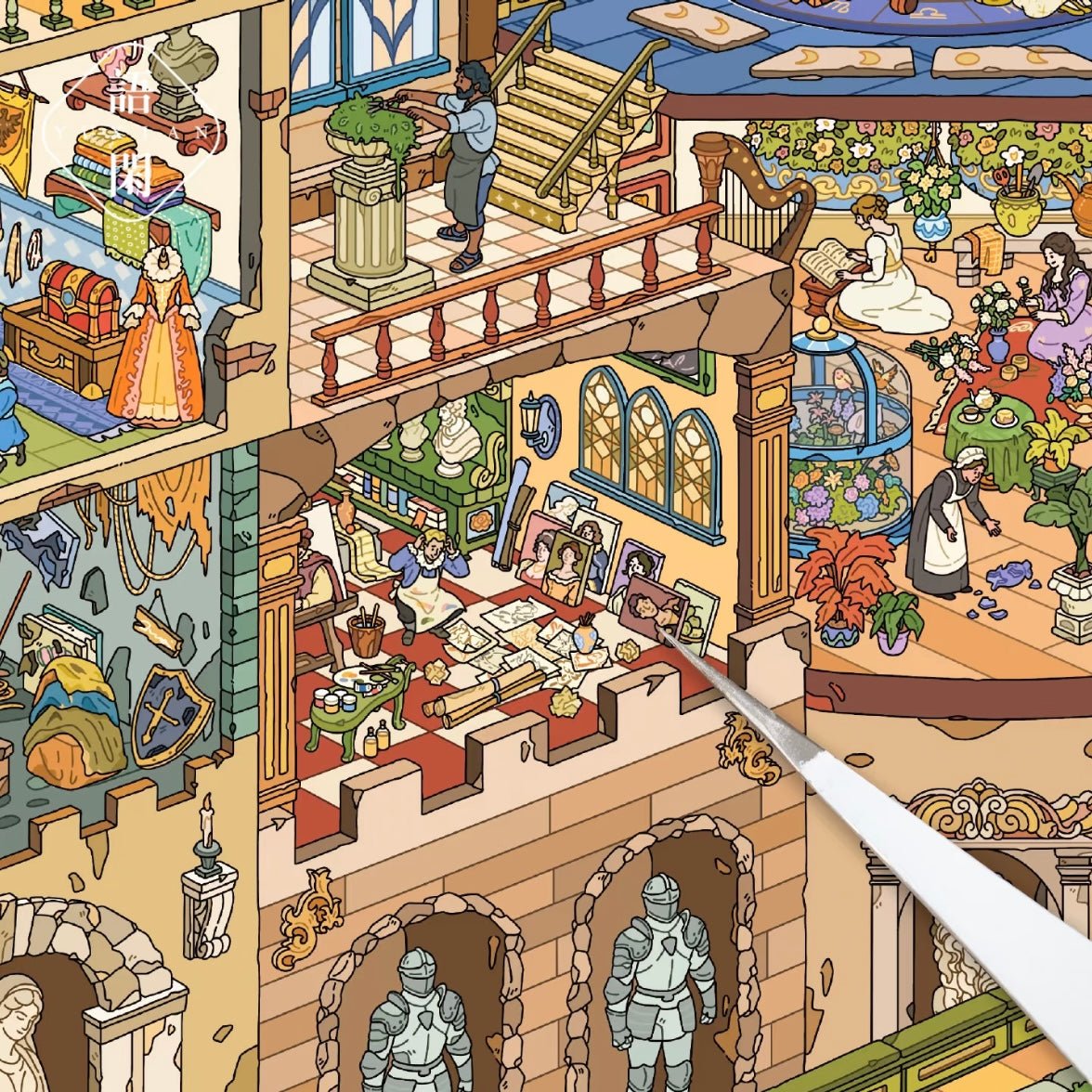 YUXIAN Pocket Realm 18.0 Invitation to Windsor Castle - L - JoyJollyCrafts