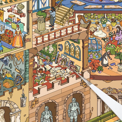 YUXIAN Pocket Realm 18.0 Invitation to Windsor Castle - L - JoyJollyCrafts