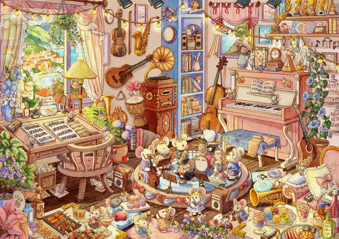 zirra Vol. 1 Little Mouse's Sunlight Studio Little Mouse's Carnival Party - L - JoyJollyCrafts