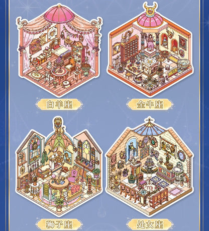 Zodiac House 1 Book - M - JoyJollyCrafts