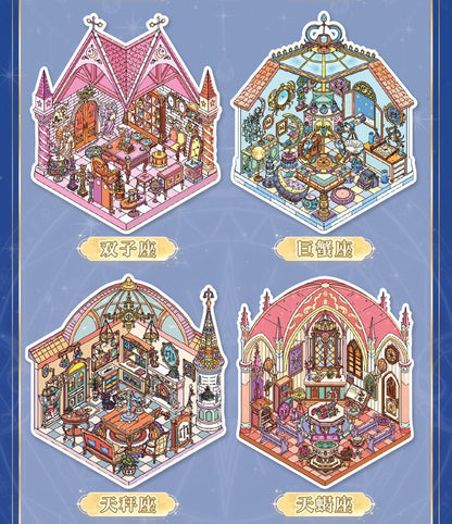 Zodiac House 1 Book - M - JoyJollyCrafts